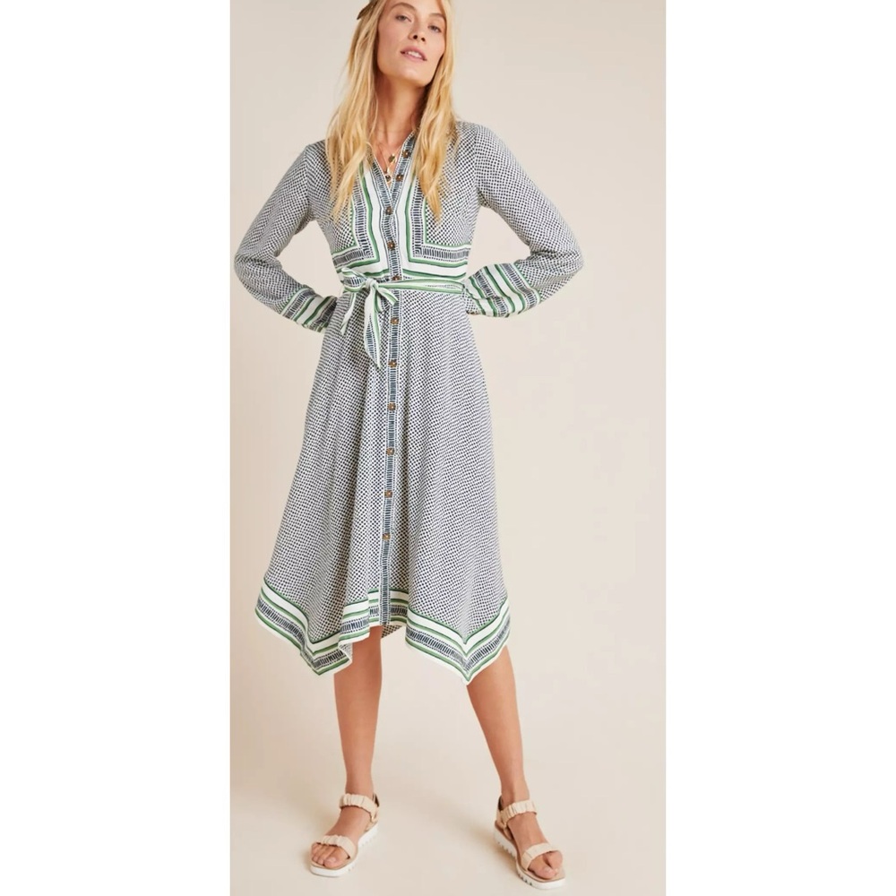 NWT Anthropologie Maeve Constantine Midi Dress